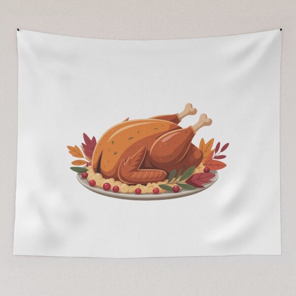 Item preview, Thanksgiving Roast Turkey – Festive Holiday Feast designed and sold by ArtByYunus.