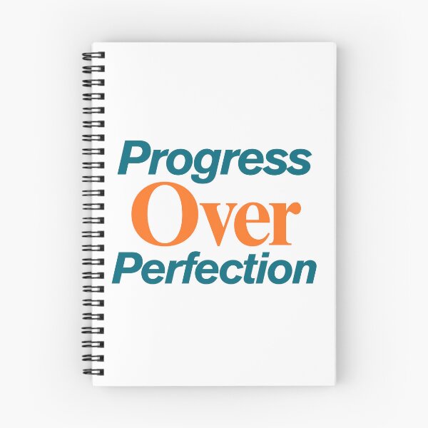 Item preview, Progress Over Perfection Quote Growth Mindset Motivation Positive Self Improvement designed and sold by Guess4best.