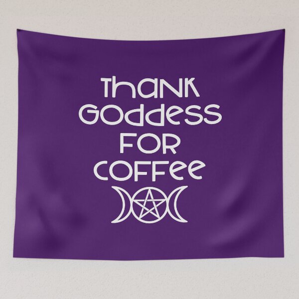 Item preview, Thank Goddess for Coffee Cheeky Witch® designed and sold by cheekywitch.