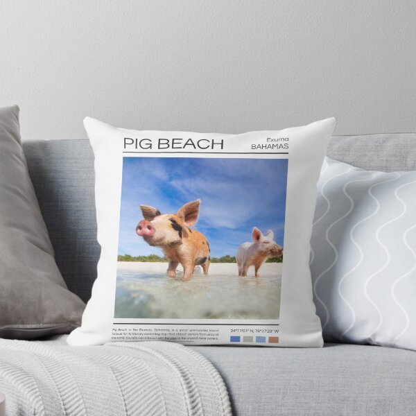 Item preview, Pig Beach - Bahamas - Photography designed and sold by StudioRedKoala.