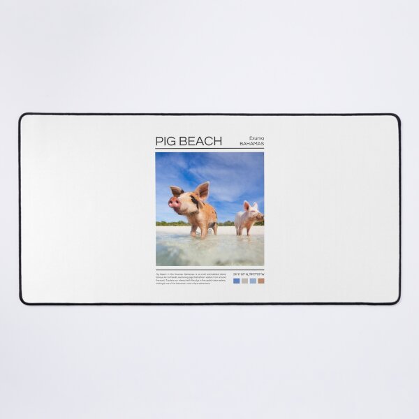 Item preview, Pig Beach - Bahamas - Photography designed and sold by StudioRedKoala.