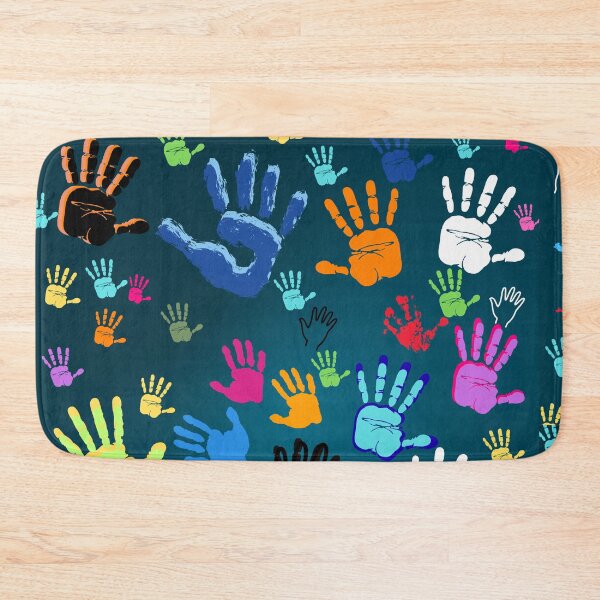 Item preview, Colorful Handprint Art – Diversity, Unity, and Creativity Illustration ❤️ designed and sold by Art With Impact – Statement Art & Apparel for Deep Thinkers.