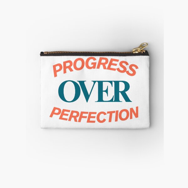 Item preview, Progress Over Perfection Quote Growth Mindset Motivation Positive Self Improvement designed and sold by Guess4best.
