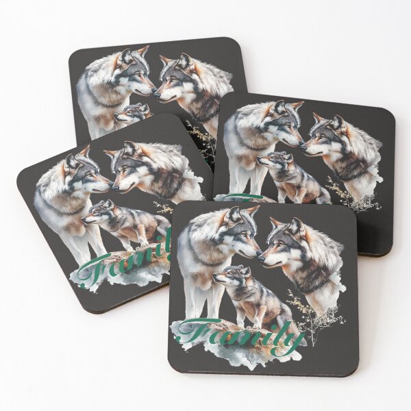 Item preview, Family wolfpack designed and sold by Mrs No Perf3ct.