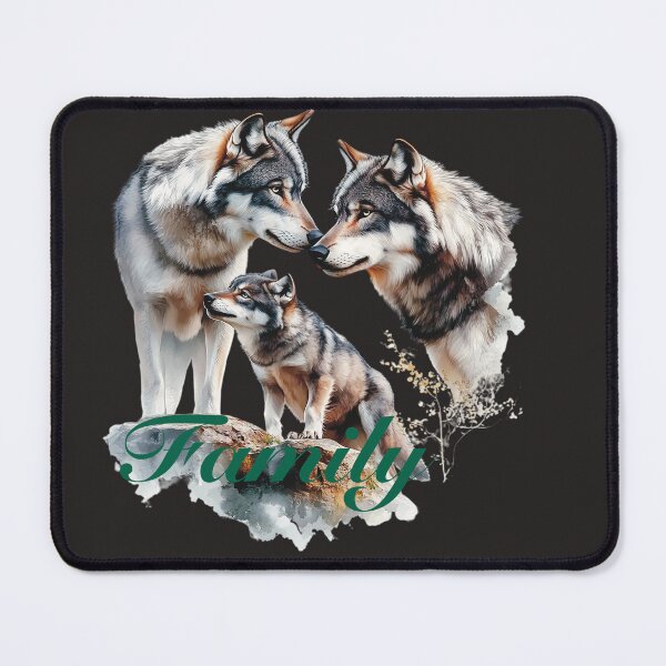 Item preview, Family wolfpack designed and sold by Mrs No Perf3ct.