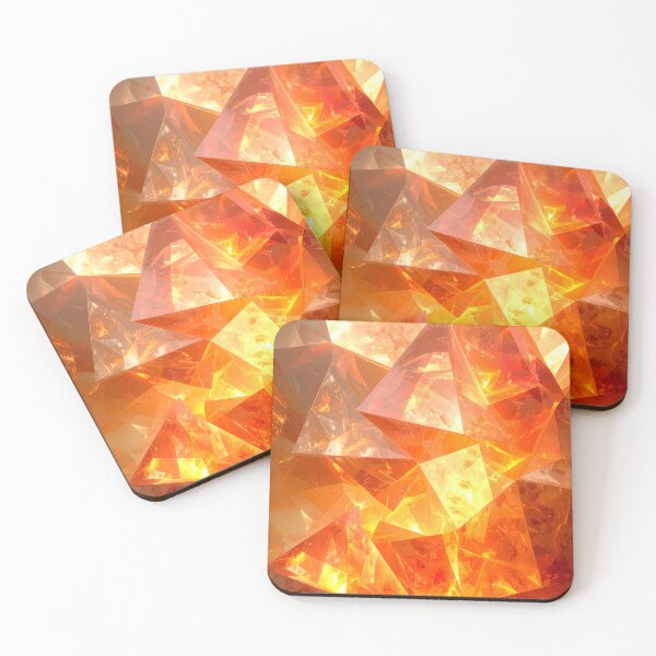 Item preview, Inferno Prism | Fiery Crystal Geometric Abstract designed and sold by Beamiverse.