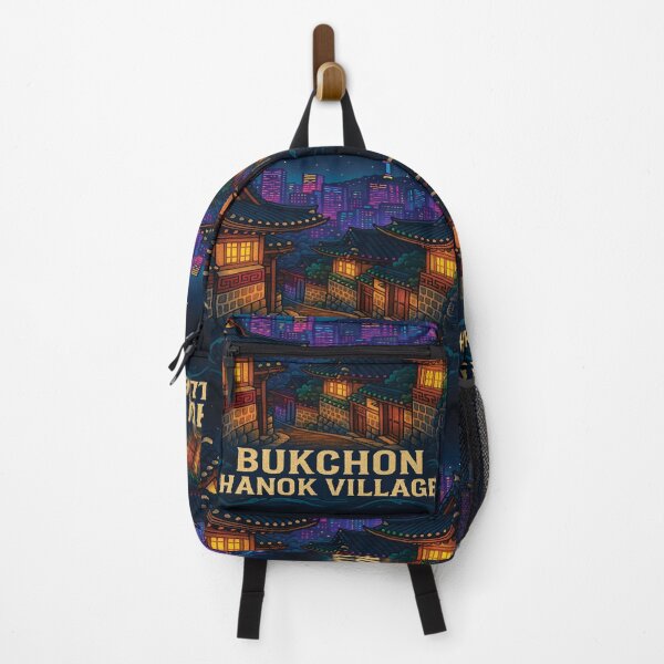 Item preview, HADAM_Bukchon Village and Seoul Skyline at Night designed and sold by HADAM.KR.