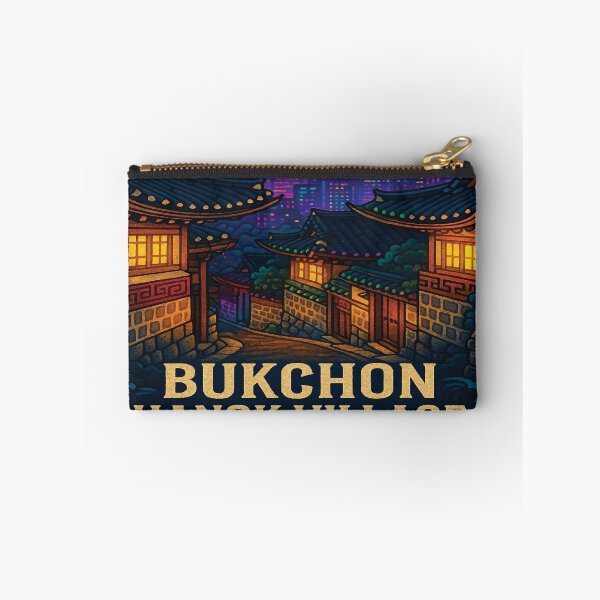 Item preview, HADAM_Bukchon Village and Seoul Skyline at Night designed and sold by HADAM.KR.