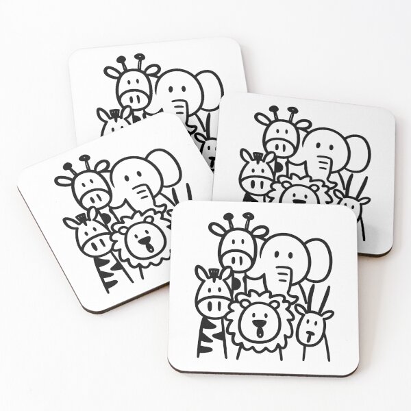 Item preview, Safari animals illustration for children designed and sold by nkhookysun.