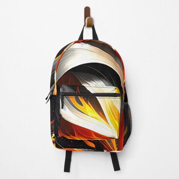 Item preview, Phoenix Bloom | Metallic Flame Abstract in Black and Gold designed and sold by Beamiverse.