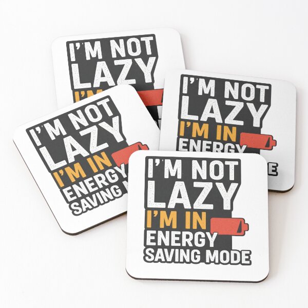 Item preview, Copy of Energy Saving Mode Humor Design designed and sold by Sascha-Heiko.