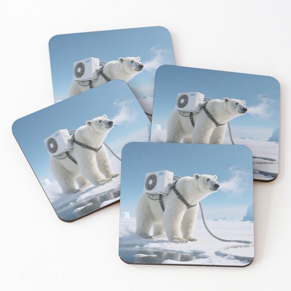 Item preview, Polar bear in climate change designed and sold by Girih.