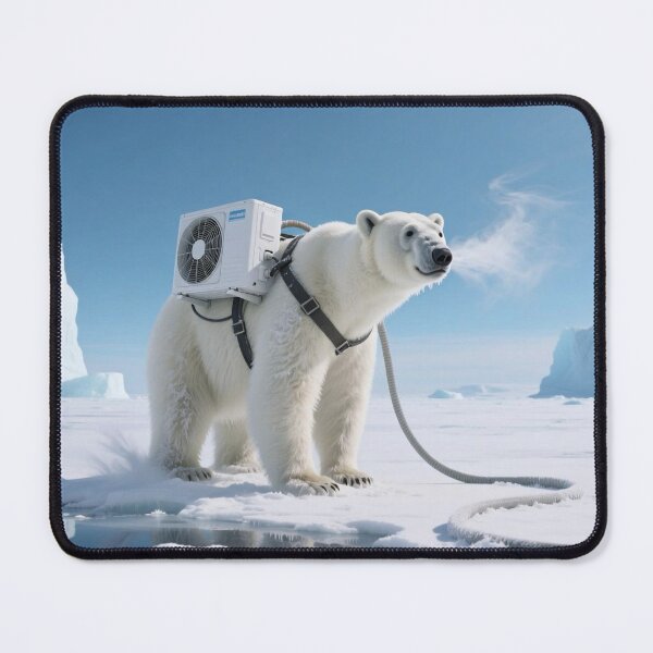 Item preview, Polar bear in climate change designed and sold by Girih.