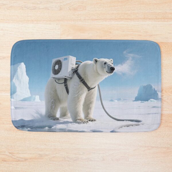 Item preview, Polar bear in climate change designed and sold by Girih.