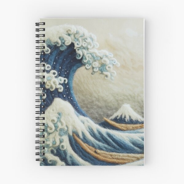 Item preview, Felted Great Wave designed and sold by The boys.