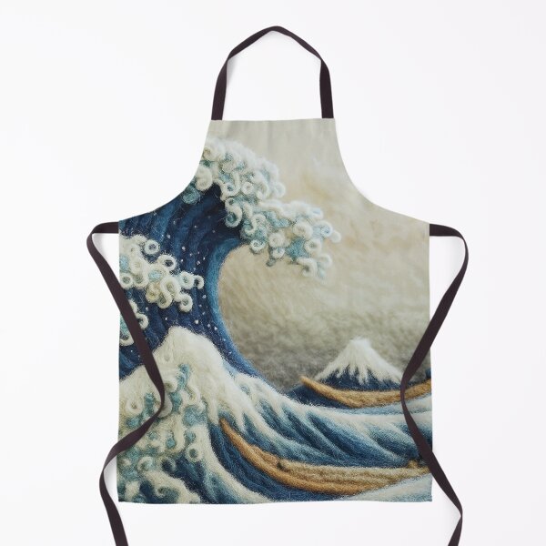 Item preview, Felted Great Wave designed and sold by The boys.