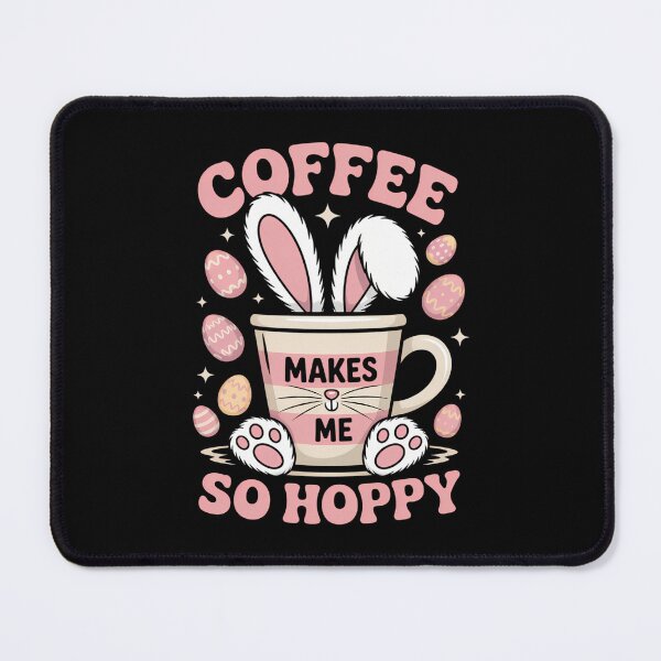 Item preview, Coffee Makes Me So Hoppy Easter Day Coffee Lover designed and sold by DeadlockCrew.