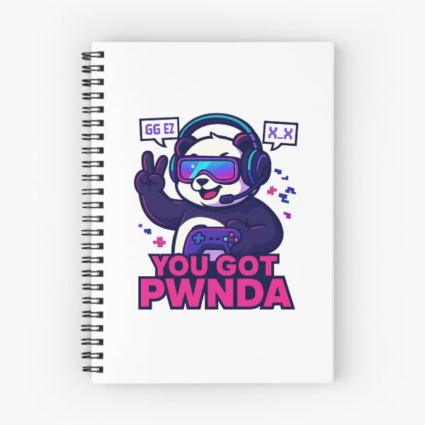 Item preview, Gaming Panda Neon Art - You Got PWNda designed and sold by Prints-by-Olaf.