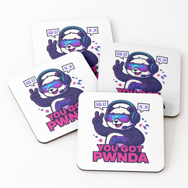 Item preview, Gaming Panda Neon Art - You Got PWNda designed and sold by Prints-by-Olaf.