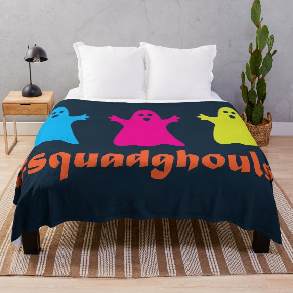 Item preview, Squadghouls (1) - Cute Halloween Ghost Print designed and sold by ToluaPrints.
