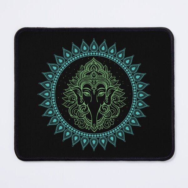 Item preview, Yoga Ganesha, Hindu elephant god ganesha or Ganpati 05, happy diwali rangoli design 9 designed and sold by mndesignworx.