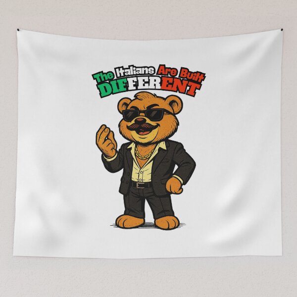 Item preview, Italian Mafia Teddy Bear – Sarcastic Humor designed and sold by IronicSmiles.