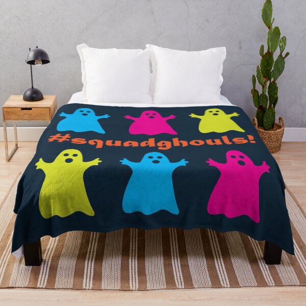 Item preview, Squadghouls (2) - Cute Halloween Ghosts Print designed and sold by ToluaPrints.