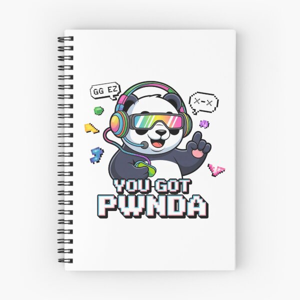 Item preview, Gaming Panda Neon Art - You Got PWNda designed and sold by Prints-by-Olaf.