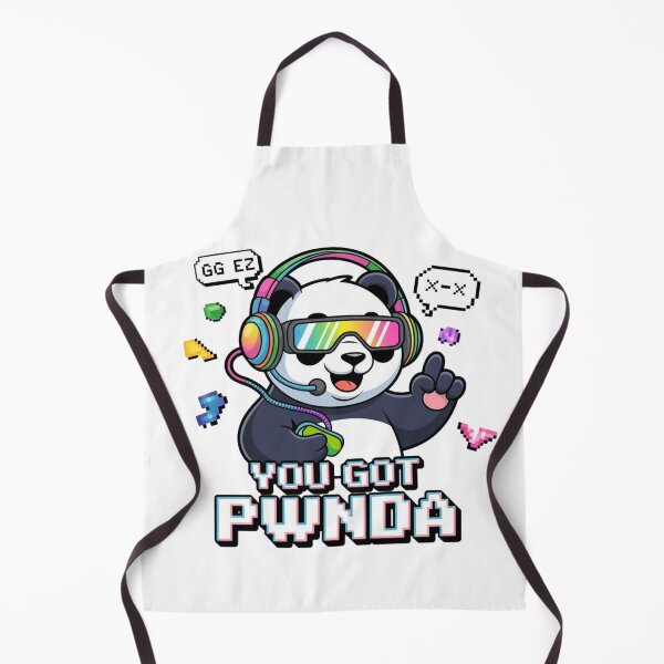 Item preview, Gaming Panda Neon Art - You Got PWNda designed and sold by Prints-by-Olaf.