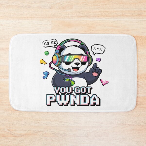 Item preview, Gaming Panda Neon Art - You Got PWNda designed and sold by Prints-by-Olaf.