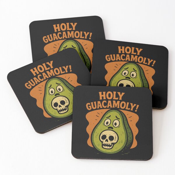 Item preview, Holy Guacamoly – Scared Avocado with Skull Pit Halloween Design designed and sold by Meandmyshop.