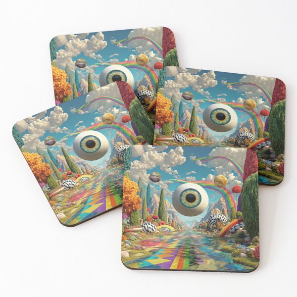 Item preview, Psychedelic Landscape – Trippy Nature Scene designed and sold by PinkBossStudio.