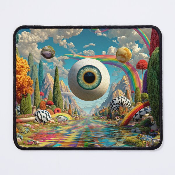 Item preview, Psychedelic Landscape – Trippy Nature Scene designed and sold by PinkBossStudio.