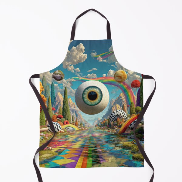 Item preview, Psychedelic Landscape – Trippy Nature Scene designed and sold by PinkBossStudio.