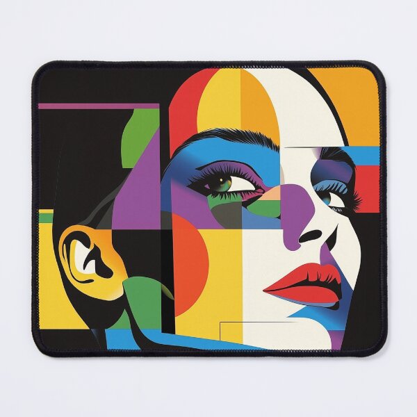 Item preview, Bold Portrait of a beautiful woman with bright colours designed and sold by Gino By Design.