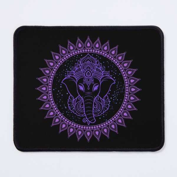 Item preview, Yoga Ganesha, VERSION 1 Hindu elephant god ganesha or Ganpati, happy diwali rangoli design 10 designed and sold by mndesignworx.
