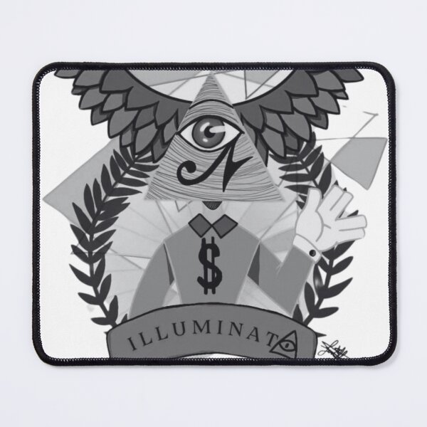Item preview, Modern Illuminati Symbol: All-Seeing Eye with Wings and Financial Power designed and sold by Jen-stuffs.