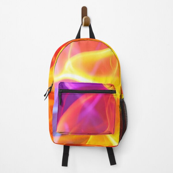 Item preview, Neon Inferno | Rainbow Flame Abstract Art designed and sold by Beamiverse.
