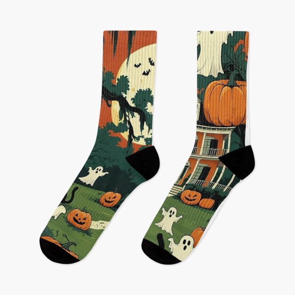 Item preview, Halloween Night with Haunted Elements designed and sold by Rue Design Company.