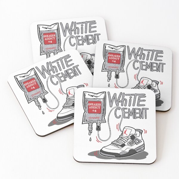 Item preview, Dunkare White Cement 4s - Sneaker Sickness designed and sold by AShanDome.