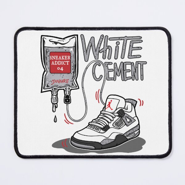 Item preview, Dunkare White Cement 4s - Sneaker Sickness designed and sold by AShanDome.