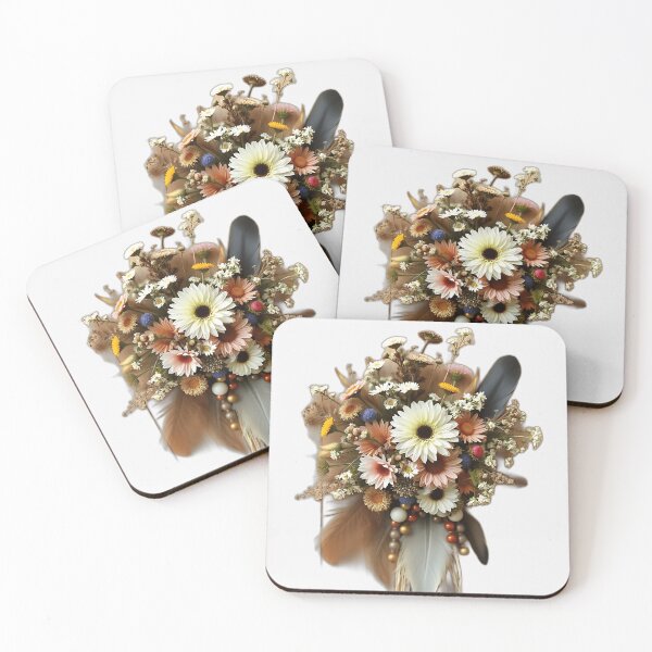Item preview, Wildflowers, Feathers, and Beads Artwork designed and sold by sharon1210.