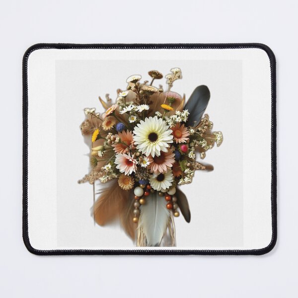 Item preview, Wildflowers, Feathers, and Beads Artwork designed and sold by sharon1210.