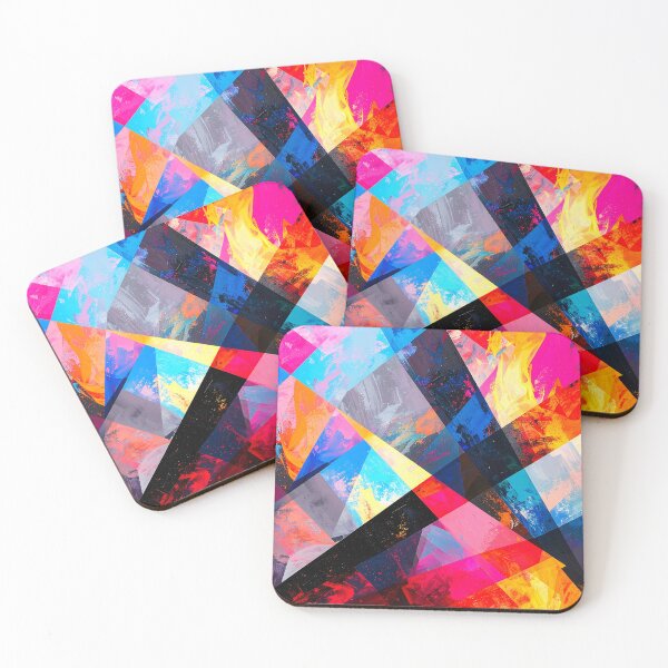 Item preview, Kaleido Blaze | Vibrant Geometric Abstract Explosion designed and sold by Beamiverse.