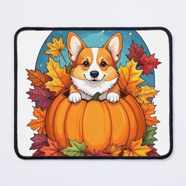 Item preview, Pumpkin Corgi – Halloween Autumn Dog Illustration designed and sold by Beamiverse.