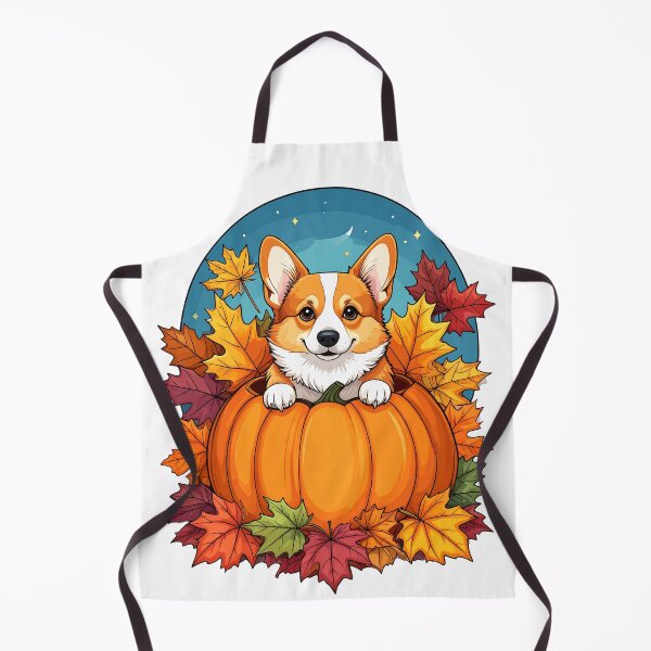 Item preview, Pumpkin Corgi – Halloween Autumn Dog Illustration designed and sold by Beamiverse.