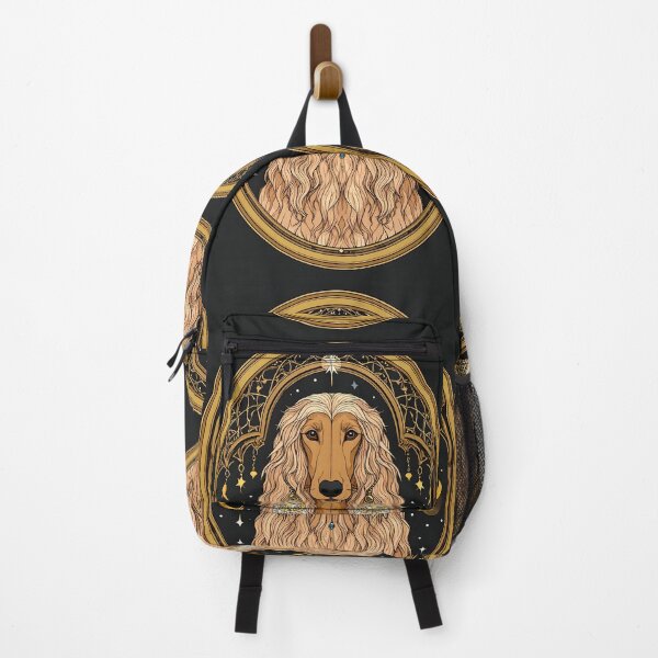 Item preview, Celestial Afghan Hound - Fantasy Dog Art Nouveau Portrait designed and sold by Beamiverse.