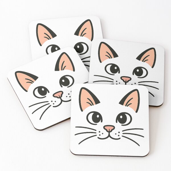 Item preview, Kawaii Cat Face – Minimalist designed and sold by Beamiverse.