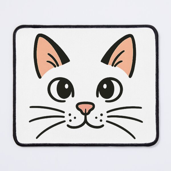 Item preview, Kawaii Cat Face – Minimalist designed and sold by Beamiverse.