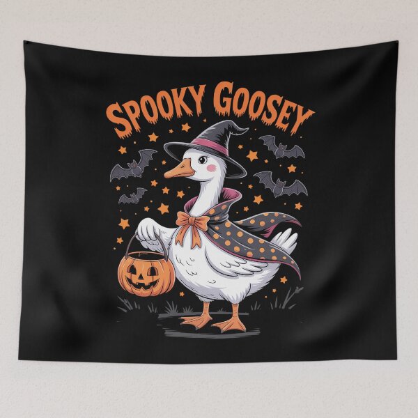 Item preview, Spooky Funny Halloween Goose Witch designed and sold by blueyeeti.